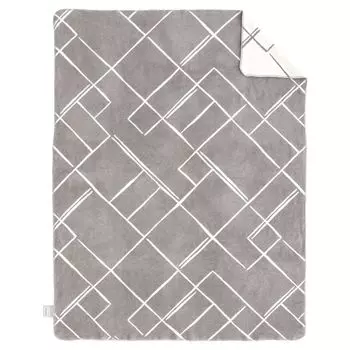 Двустороннее одеяло 150х200. Ibena, серый