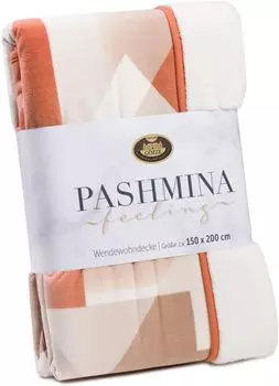 Двустороннее одеяло Gzze пашмина JAMORA 150 x 200 см корица