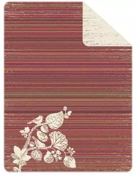 Двустороннее одеяло из смесового хлопка размером 150х200 см "Волшебный лес" beties., бежевый