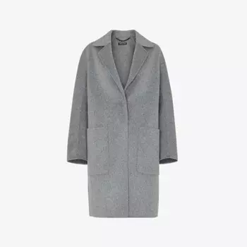 Двустороннее пальто из шерсти Cassie Whistles, серый