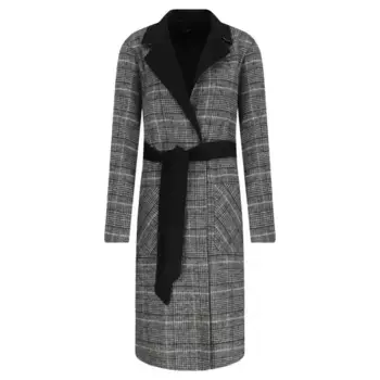 Двустороннее пальто с добавлением шерсти Liu Jo, серый