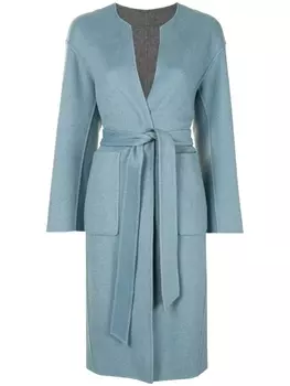 Двустороннее пальто с поясом Onefifteen, синий