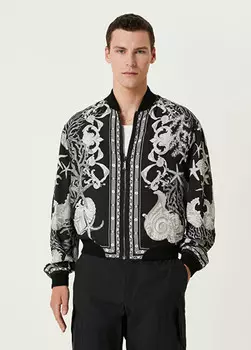 Двустороннее пальто Versace, черный