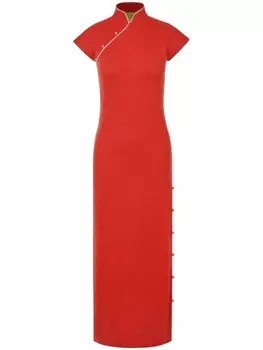 Двустороннее платье ципао Shanghai Tang, красный