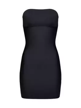 Двустороннее платье-комбинация без бретелек Tech Control Commando, черный