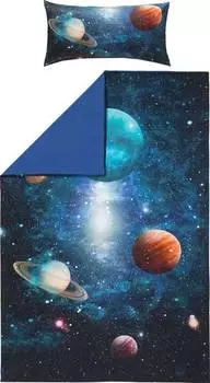 Двустороннее постельное белье 204632 2 шт. Erwin Mller, синий