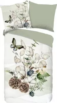 Двустороннее постельное белье 206913 2 шт. Good Morning, зеленый