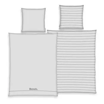 Двустороннее постельное белье Bench Calm Comfort, серый