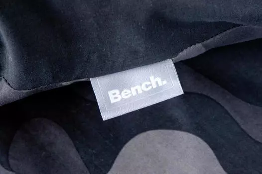 Двустороннее постельное белье Bench, черный/серый