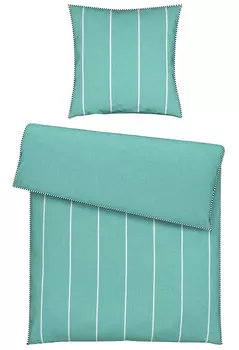 Двустороннее Постельное белье crest renforc Novel, синий