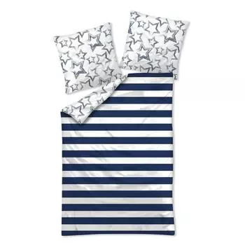 Двустороннее постельное белье Dream Sleep Stella 200х220 см + 2х 80х80 см Traumschlaf