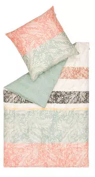 Двустороннее Постельное белье e-victoria satin Esprit, мультиколор