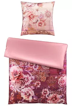 Двустороннее постельное белье Esposa, 155x220 см, красный