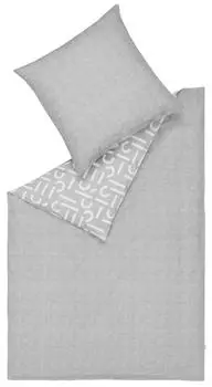 Двустороннее постельное белье Esprit, 135x200 см, серый/светло-серый