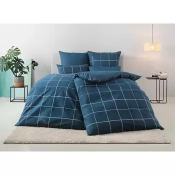 Двустороннее постельное белье Guido Maria Kretschmer Home&Living «Природа в размере. 135х200 или 155х220 см», темно-синий