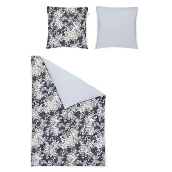Двустороннее постельное белье Irisette «Crown-K 8453», элегантный цифровой принт, цвет blau