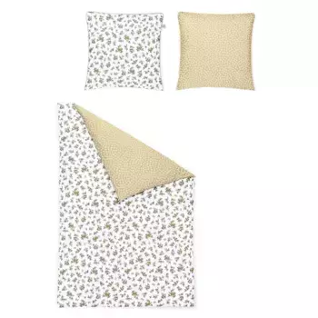 Двустороннее постельное белье Irisette «Crown-K 8455», элегантный цифровой принт, цвет goldfarben