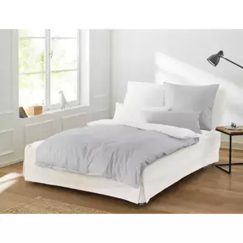 Двустороннее постельное белье Irisette «Linea», высококачественное постельное белье премиум-класса, цвет silberfarben