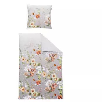 Двустороннее постельное белье Irisette «Magic-K 8870», элегантный цифровой принт, цвет silberfarben