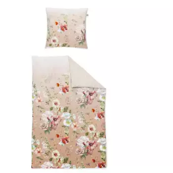 Двустороннее постельное белье Irisette «Magic-K 8870», элегантный цифровой принт, цвет apricot