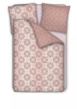 Двустороннее постельное белье из микрофибры 2 шт. коричневый 135х200 см (80х80 см) KK