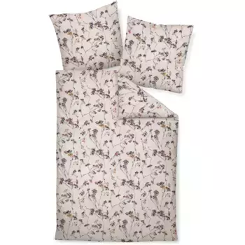 Двустороннее постельное белье Janine «DAVOS65154 03», на молнии, цвет lila weinbeere