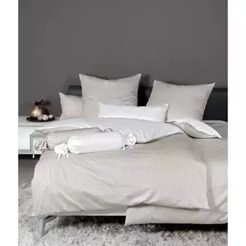 Двустороннее постельное белье Janine «modernclassic 3936/», на молнии, цвет naturell