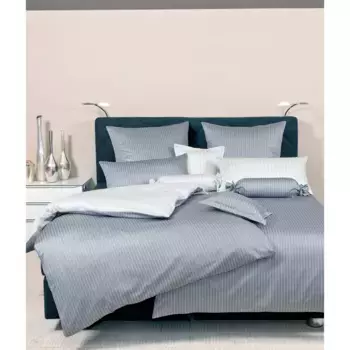 Двустороннее постельное белье Janine «modernclassic 3936/», на молнии, цвет platinfarben