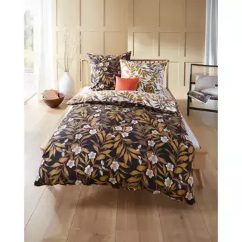 Двустороннее постельное белье Kaeppel «Флоренция», приятно согревающее, черный