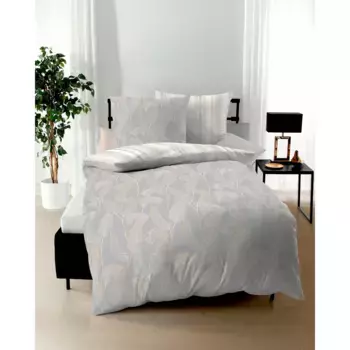 Двустороннее постельное белье Kaeppel «Thrive», приятно теплое, цвет kiesel