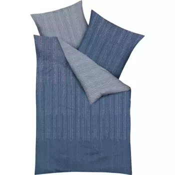 Двустороннее постельное белье Kaeppel «Vertigo», цвет saphir