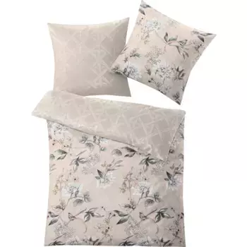 Двустороннее постельное белье Kleine Wolke «Кессия», серо-коричневый