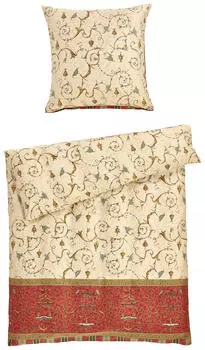 Двустороннее Постельное белье oplontis v8 makosatin Bassetti, красный