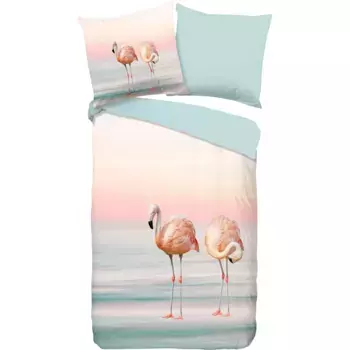 Двустороннее постельное белье PURE Luxury Collection "Lounge", микрофибра, 135x200, легкое в уходе, молния, двусторонний вид, пляжное, цвет multi