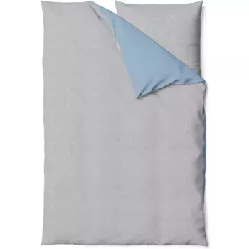 Двустороннее постельное белье SETEX «тонкая фланель», с двусторонней функцией, цвет hellblau-hellgrau