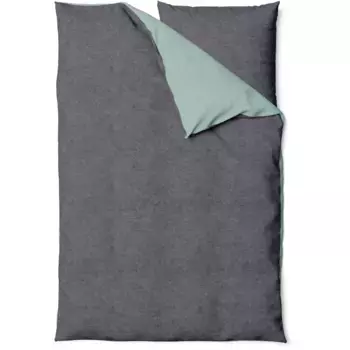 Двустороннее постельное белье SETEX «тонкая фланель», с двусторонней функцией, цвет salbei-dunkelgrau