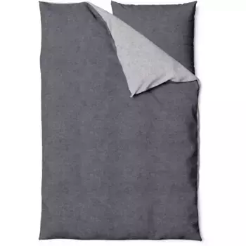Двустороннее постельное белье SETEX «тонкая фланель», с двусторонней функцией, цвет dunkelgrau-hellgrau