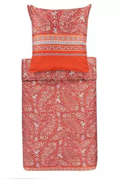 Двустороннее Постельное белье spagna r1 makosatin Bassetti, красный