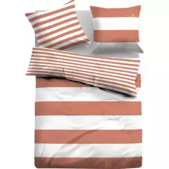 Двустороннее постельное белье TOM TAILOR "Siena", в полосатом дизайне, из 100% хлопка, качество Linon, на молнии, легко чистится, комплект постельного белья STANDARD 100 от OEKO-TEX, сертифицирован с печатью логотипа Tom Tailor Tom Tailor Home,...