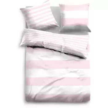 Двустороннее постельное белье TOM TAILOR "Siena", в полосатом дизайне, из 100% хлопка, качество Linon, на молнии, легко чистится, комплект постельного белья STANDARD 100 от OEKO-TEX, сертифицирован с печатью логотипа Tom Tailor Tom Tailor Home,...