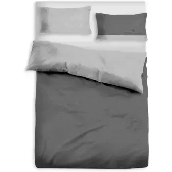 Двустороннее постельное белье Tom Tailor Home Генри, серый
