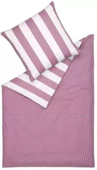 Двустороннее Постельное e-veneto-b сатин Esprit, кремовый/лиловый