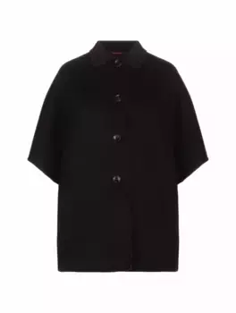 Двустороннее шерстяное пальто Gucci, черный