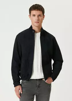 Двустороннее замшевое пальто Aron Arma, синий