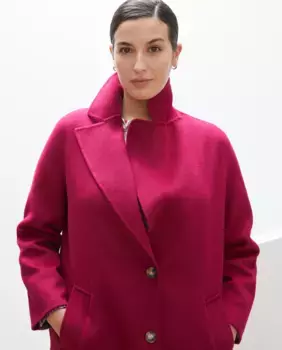 Двустороннее женское пальто Couchel, цвет Bermellon