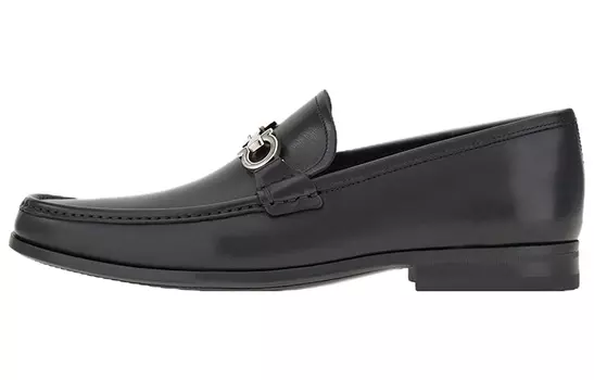 Двусторонние мокасины Salvatore Ferragamo Gancini с пластинкой