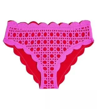 Двусторонние плавки бикини broadway с лазерной резкой Marysia Bumby, розовый