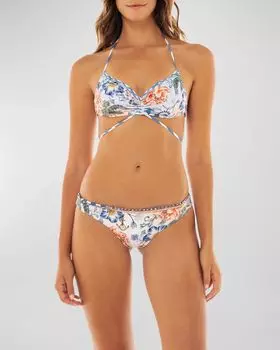 Двусторонние плавки бикини Lola Kai Agua Bendita, цвет Multicolor
