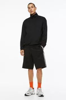 Двусторонние спортивные шорты DryMove H&amp;M, черный/узор