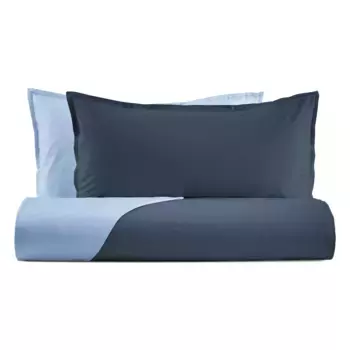 Двусторонний атласный пододеяльник Super 120 - Зеркало Lisola, лавина-трещина, полуторный